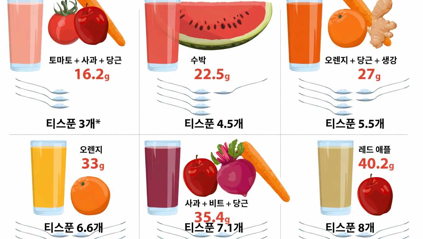 이 선명한 붉은 과일 펀치가 당신의 몸에 부족한 간단한 습관일까요?