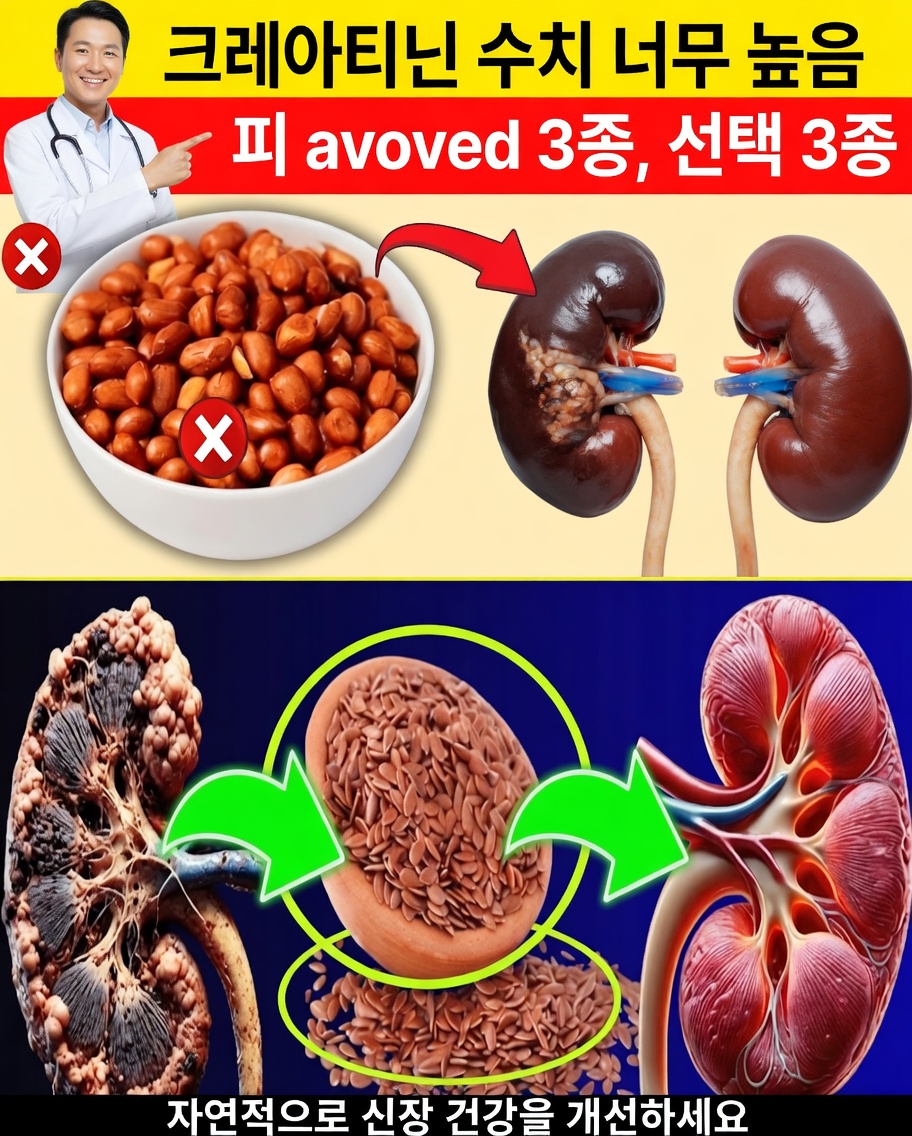 크레아티닌이 너무 높나요? 신장을 완화할 수 있는 간단한 견과류 교체법