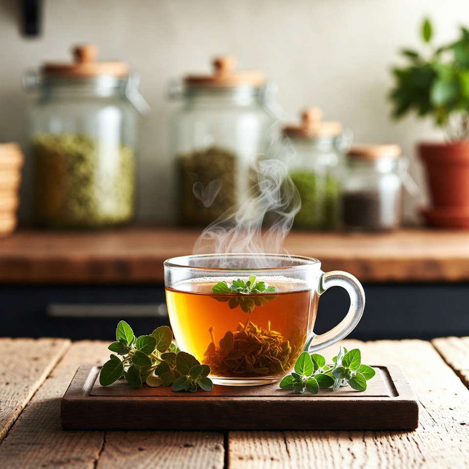 오레가노 허브차 레시피: 강력한 천연 치료제