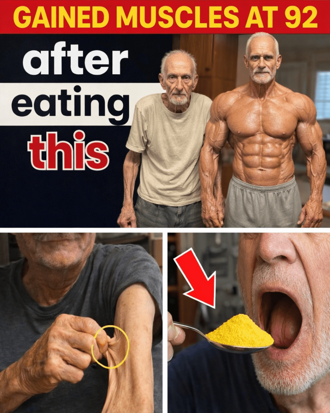 노인의 근육 건강을 돕고 연령 관련 근손실 예방에 도움이 되는 필수 식품 7가지