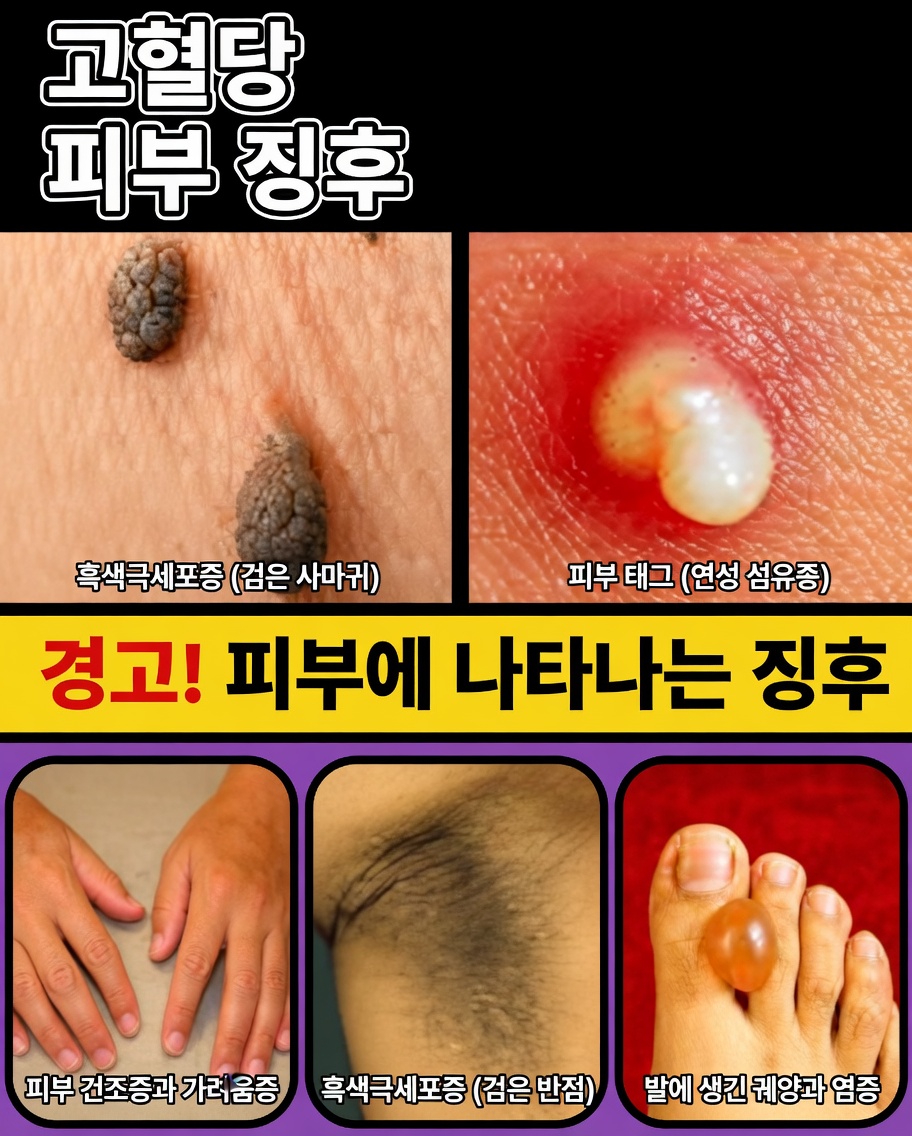 피부와 몸에 나타날 수 있는 당뇨병의 초기 징후 15가지를 알고 계신가요?