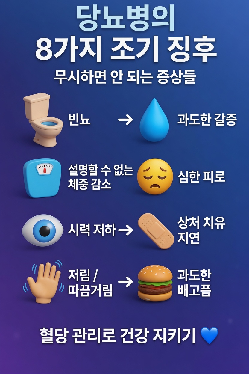 피부와 몸에 나타날 수 있는 당뇨병의 초기 징후 15가지를 알고 계신가요?
