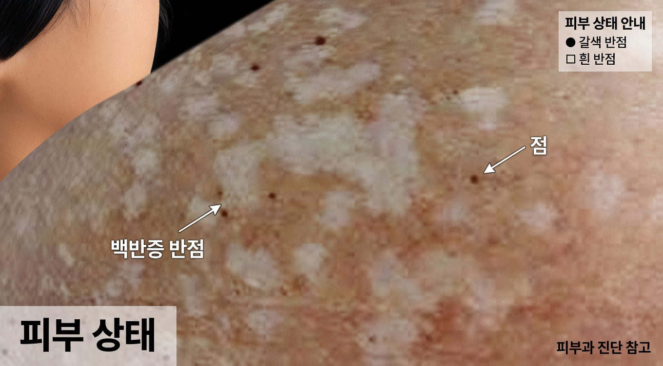 팔, 다리, 등에 생기는 작은 흰 반점들: 이 흔한 피부 변화에 대해 알아야 할 것들