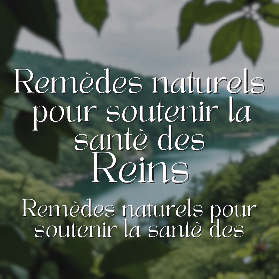 신장 건강을 돕는 자연 요법