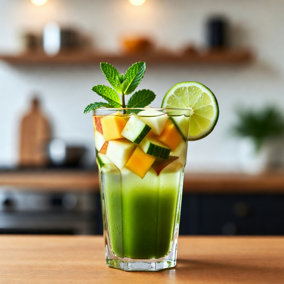 체중 감량을 위한 사과·망고·오이 주스: 복부 팽만을 줄이고 지방 연소를 돕는 천연 음료
