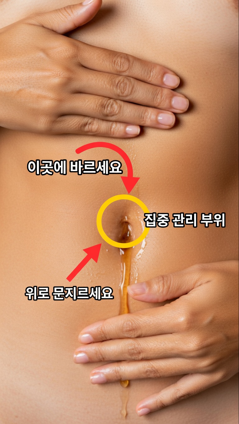 배꼽에 피마자유: 미신일까, 습관일까?