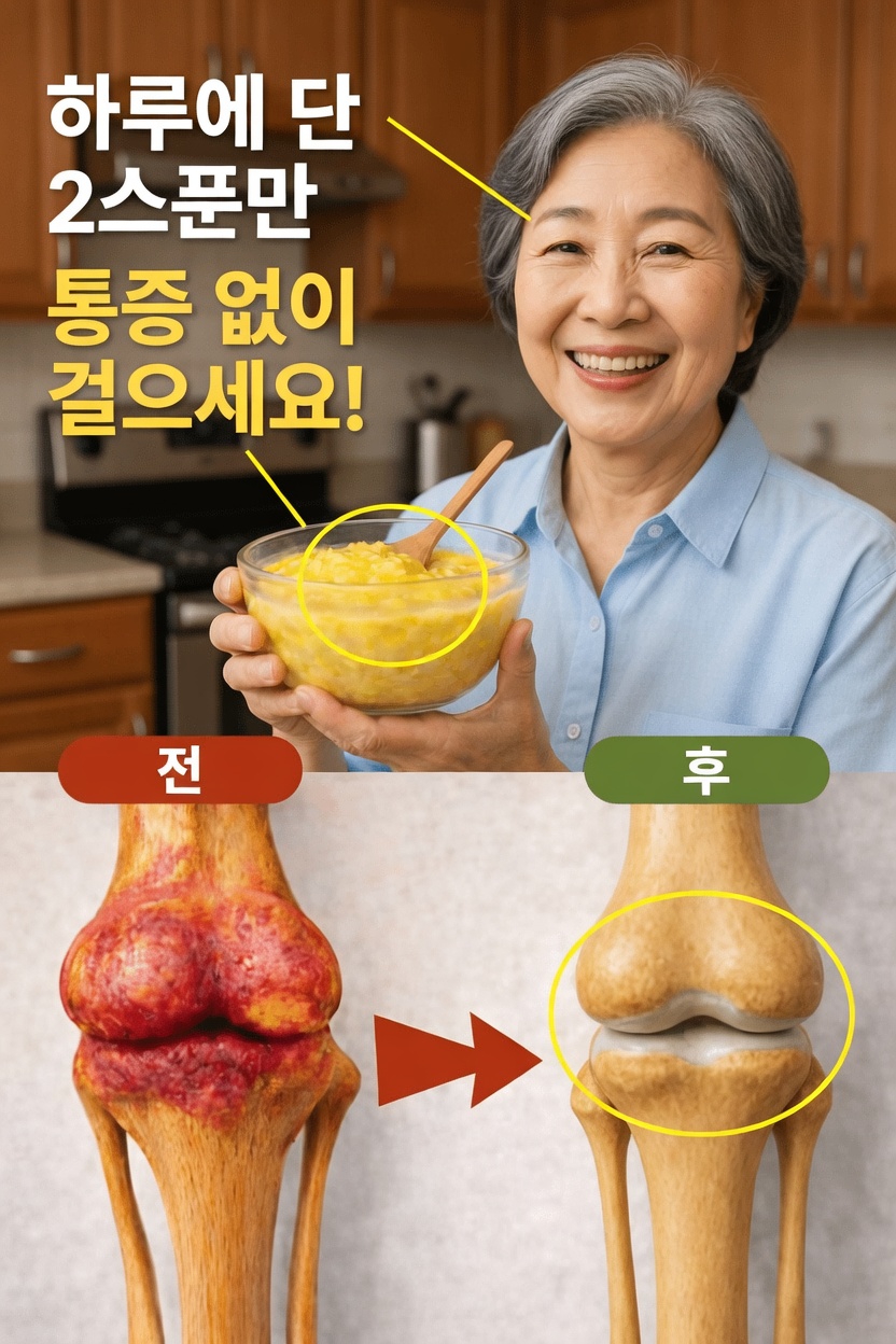 무릎 통증 완화: 관절의 편안함을 돕는 간단한 일상 습관과 음식