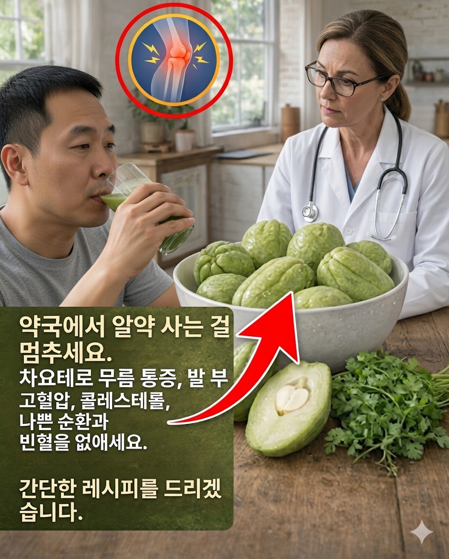 차요테 주스와 허브차: 많은 사람들이 건강을 지키기 위해 선택하는 자연 요법 🌿🥤