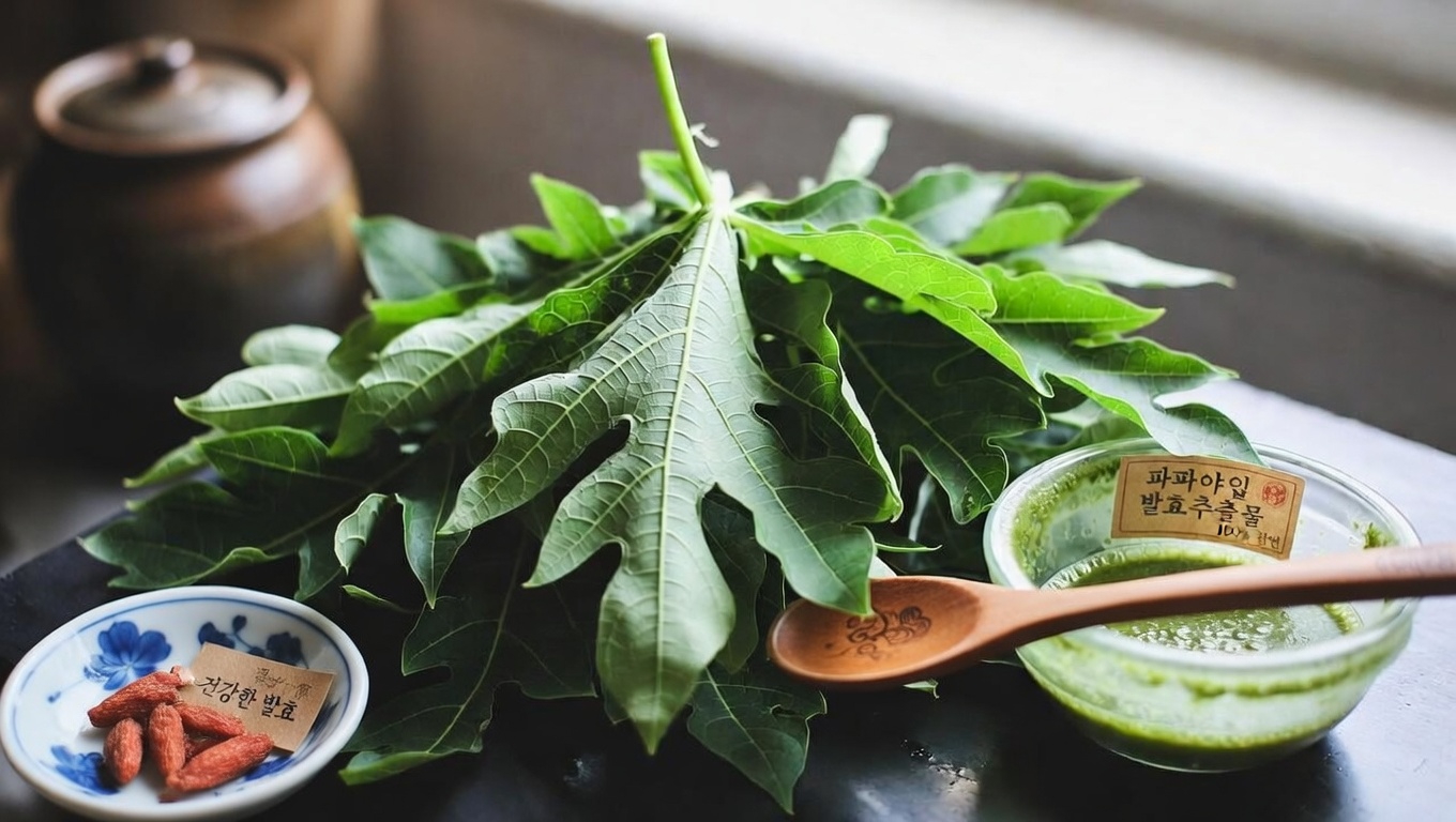 파파야 잎이 4C 천연 모발의 더 빠른 성장에 도움이 될까? 두 가지 간단한 방법과 비듬 완화 알아보기