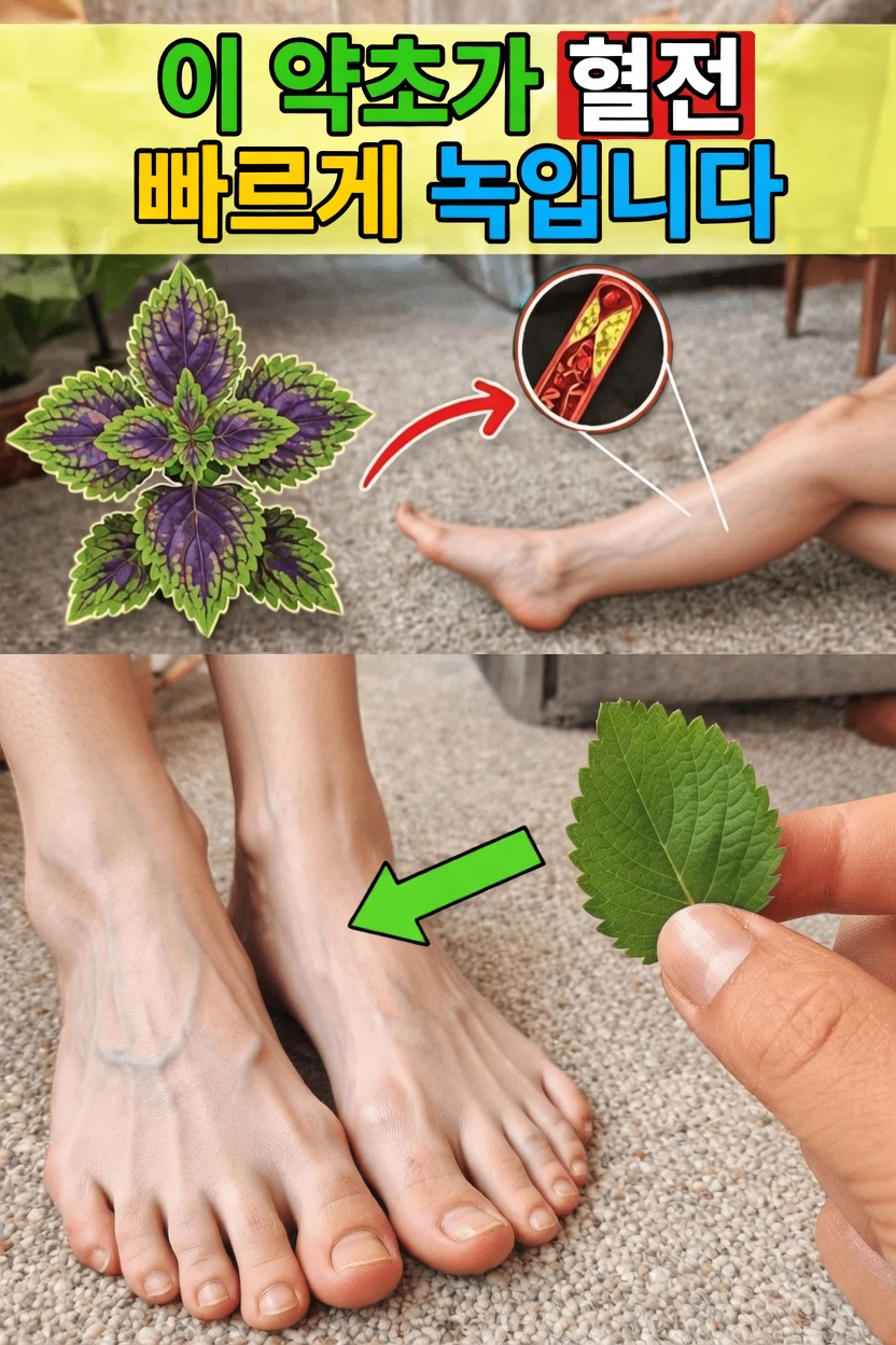 일상에서 흔히 쓰는 특정 허브가 다리 혈액순환을 개선하고 혈전 위험을 줄이는 데 도움이 될 수 있을까?