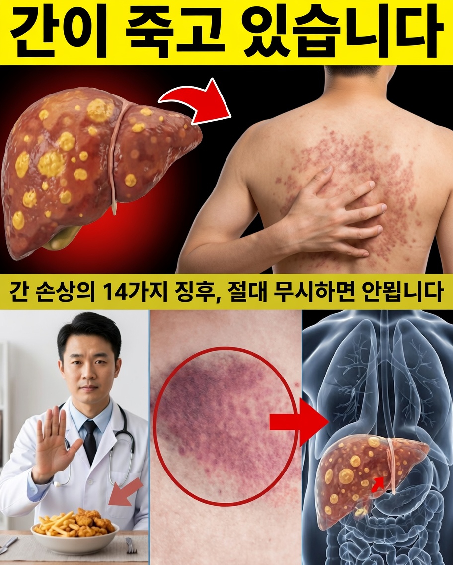 절대 무시해서는 안 되는 간 손상의 이상한 징후 11가지