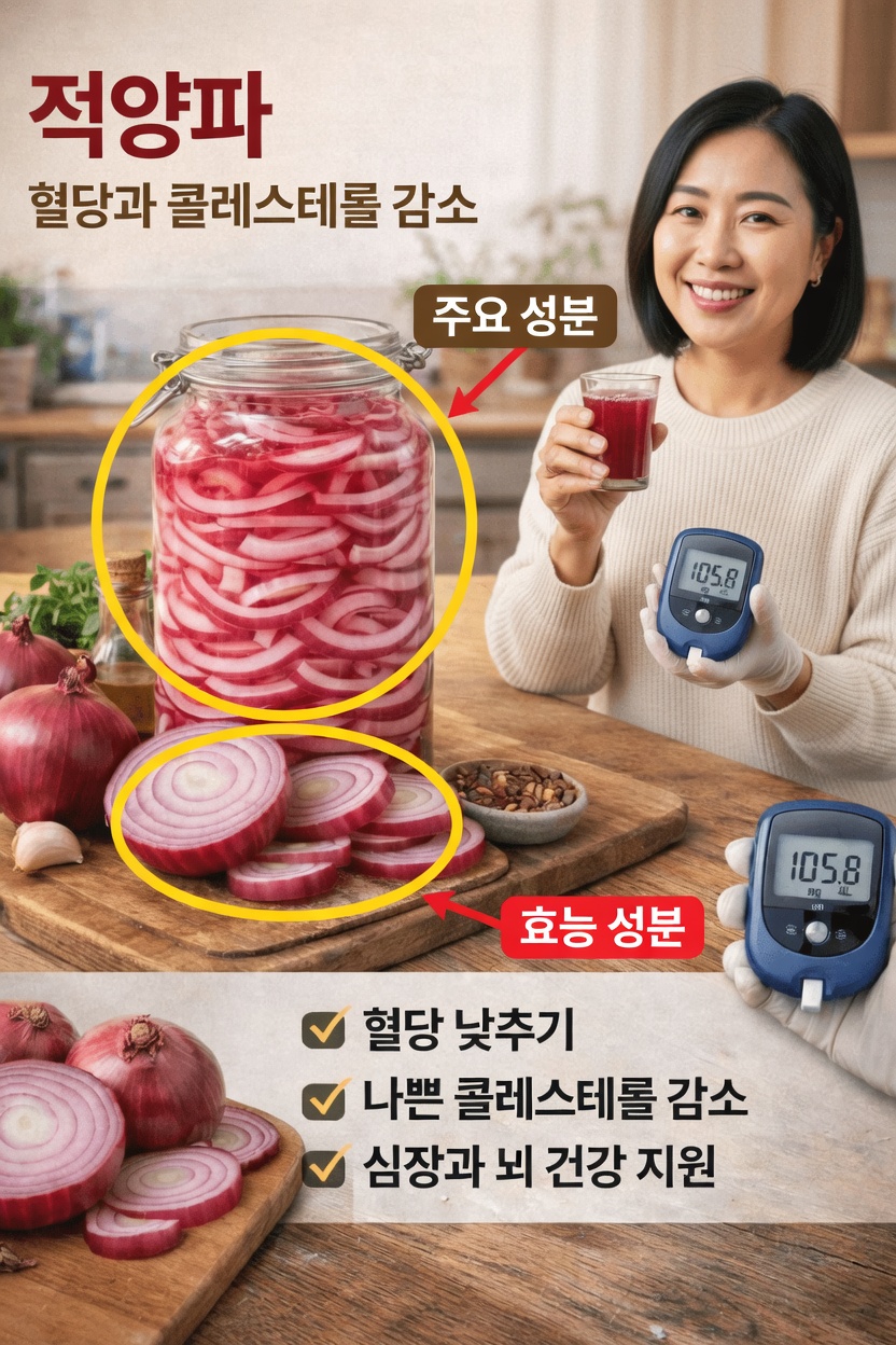 혈당과 콜레스테롤 관리에 대한 붉은 양파의 잠재적인 건강 효능 탐구