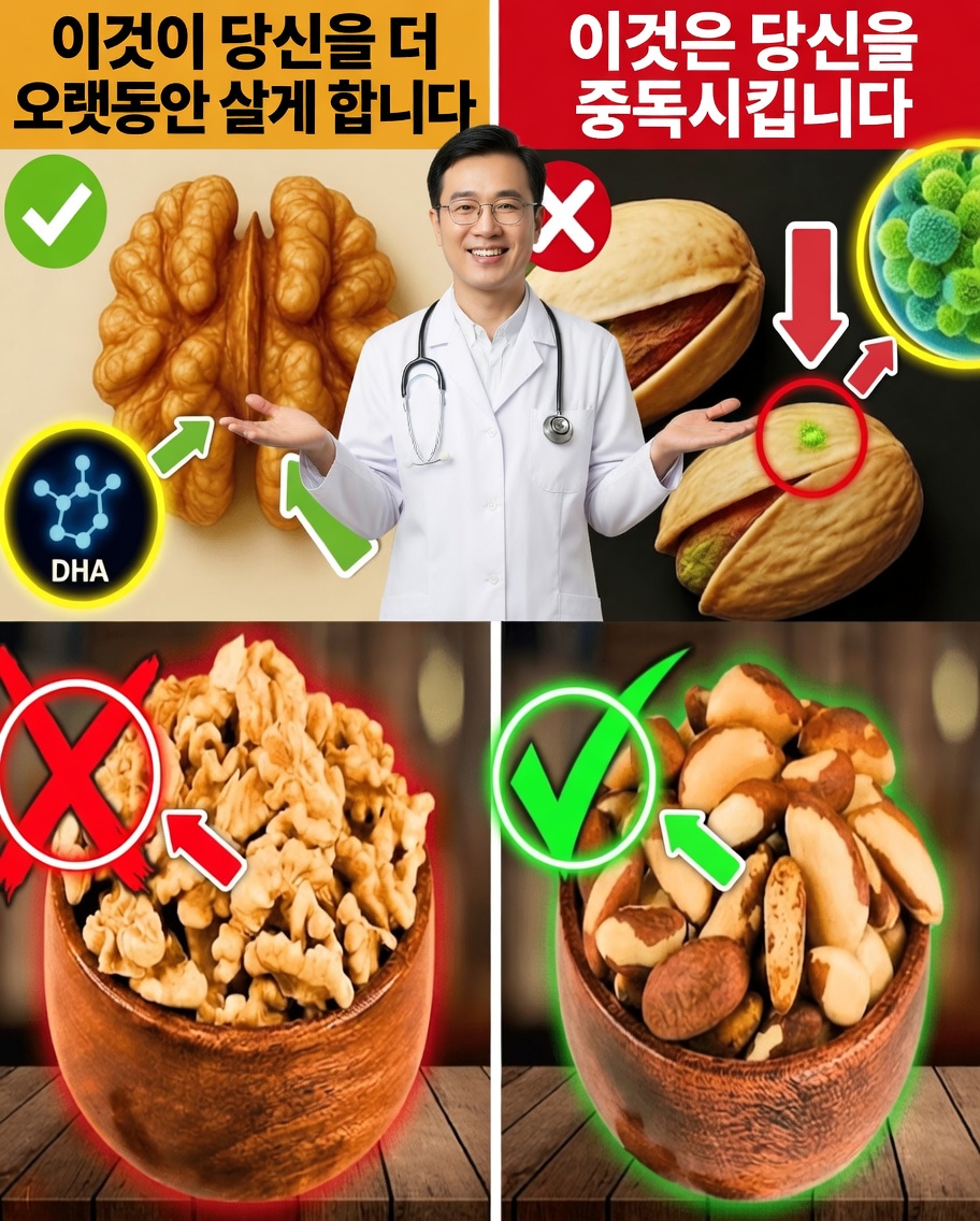 60세 이후: 피해야 할 최악의 견과류 4가지… 그리고 매일 먹어야 할 최고의 견과류 4가지