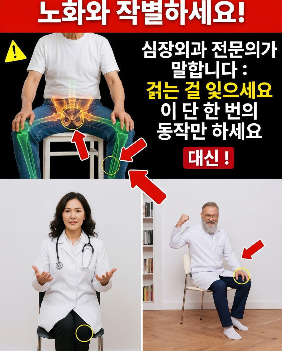 60세 이상? 많은 사람이 모르는 이 의자 운동 — 그리고 그것이 걷기보다 더 중요할 수 있는 이유