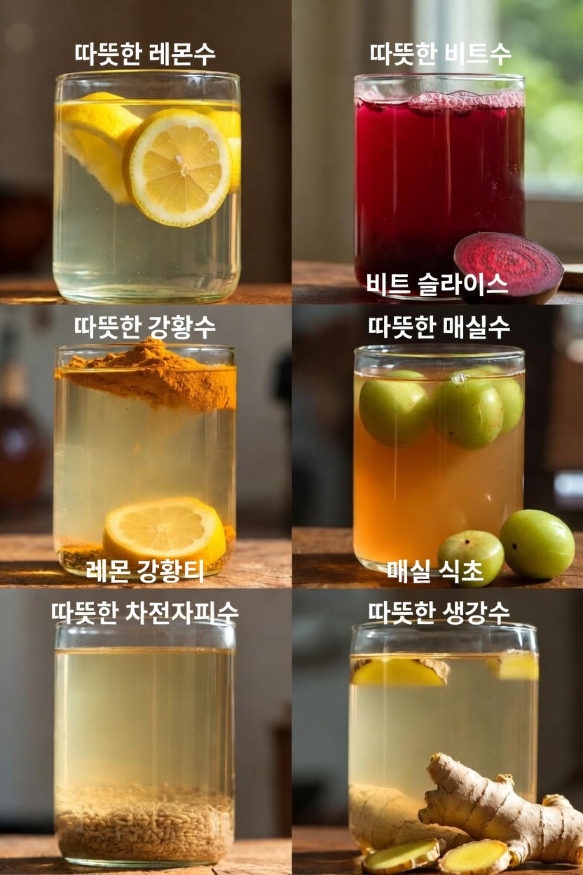 자연스럽게 건강한 간 기능을 돕는 간단한 일상 음료 8가지