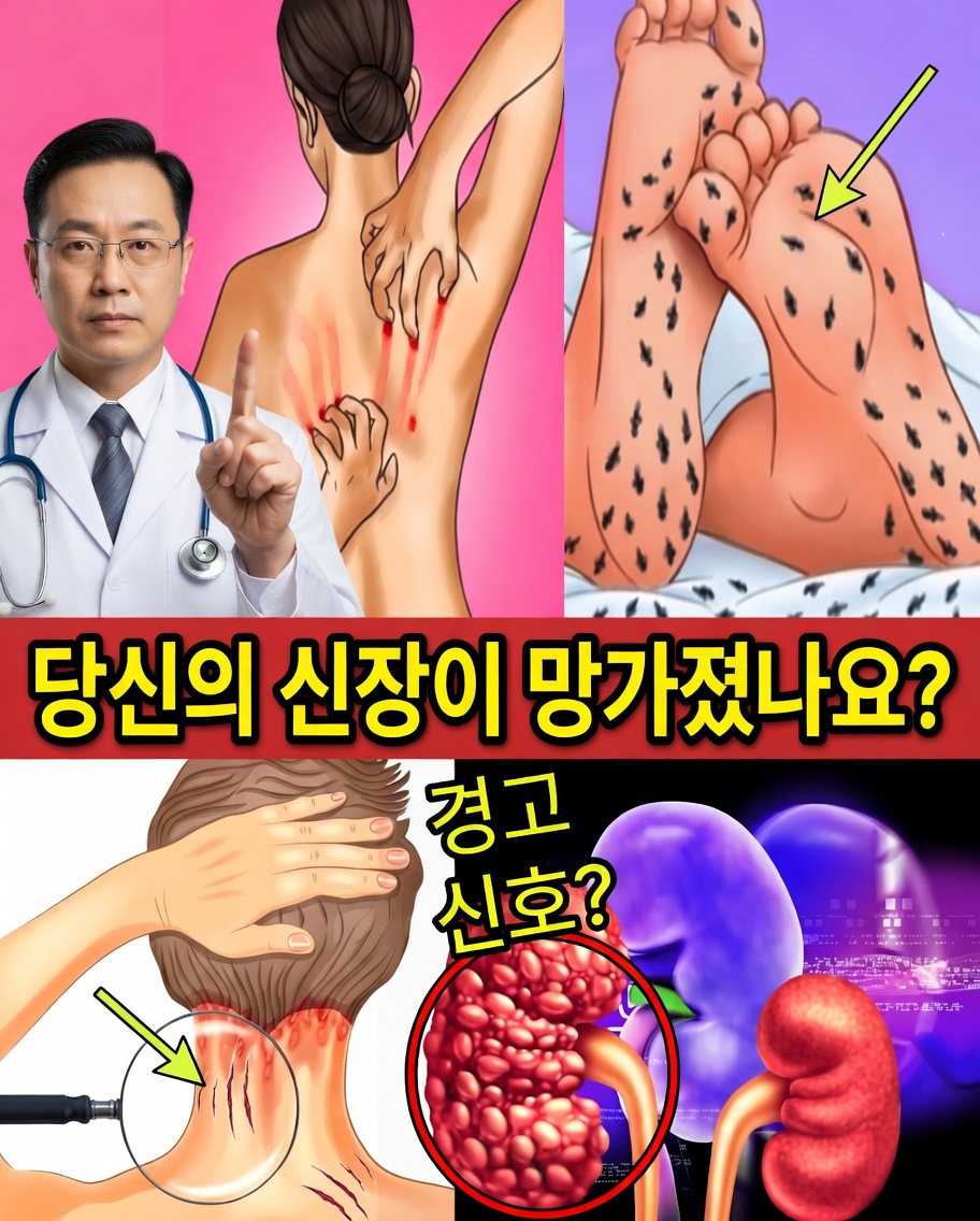 신장에 이상이 있을 수 있다는 23가지 이상한 징후