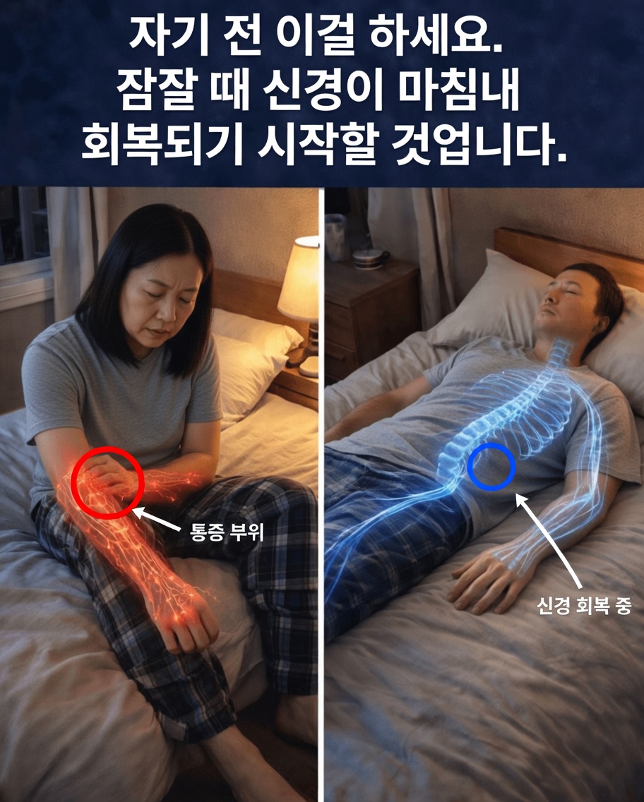 수면 중 신체의 자연스러운 신경 회복을 돕는 간단한 저녁 루틴