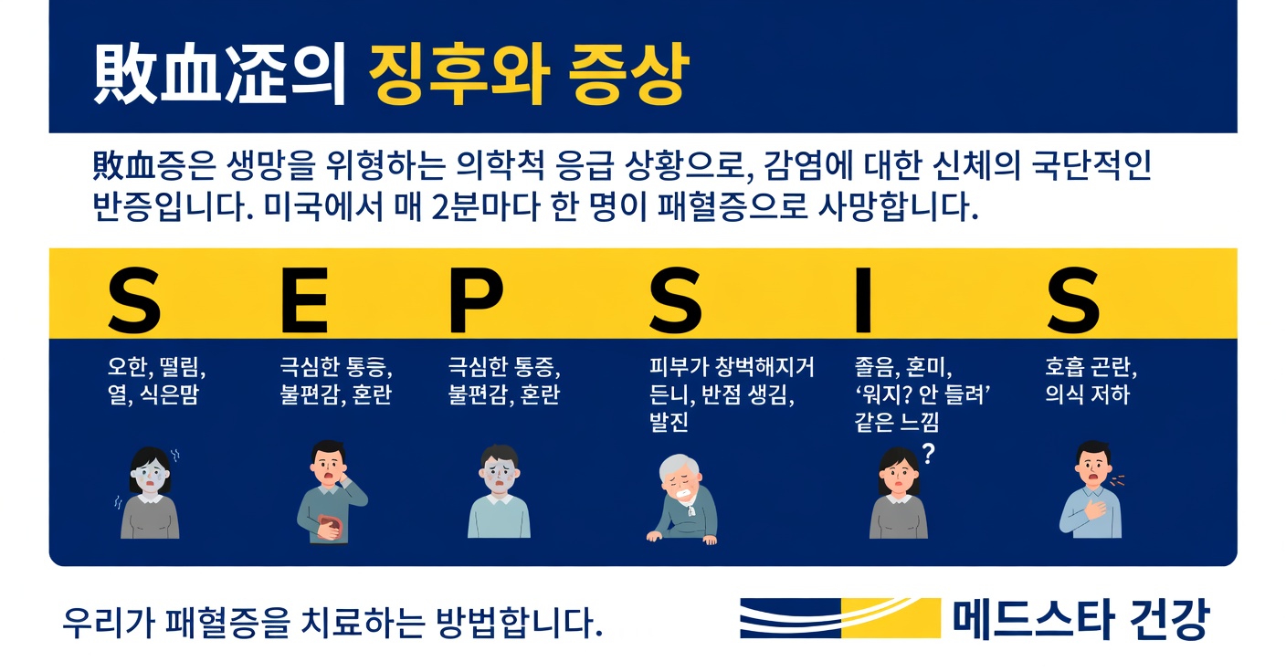 노년층이 패혈증 초기 징후를 알아보는 방법: 일상생활에서 주의해야 할 5가지 흔한 증상