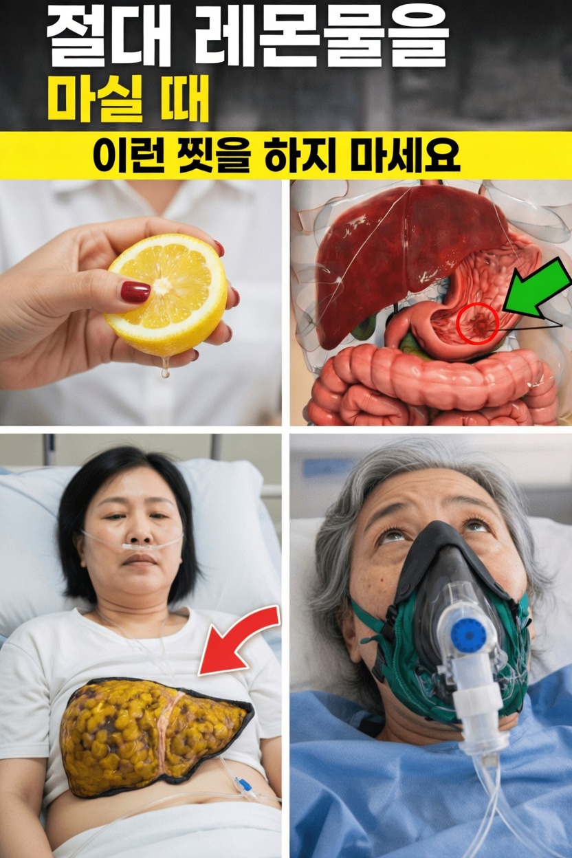 레몬 워터가 여전히 인기 있는 이유
