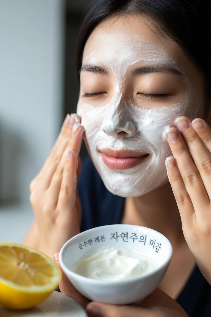 매일의 스킨케어 루틴을 위한 천연 달걀흰자와 레몬 페이스 마스크 만드는 방법