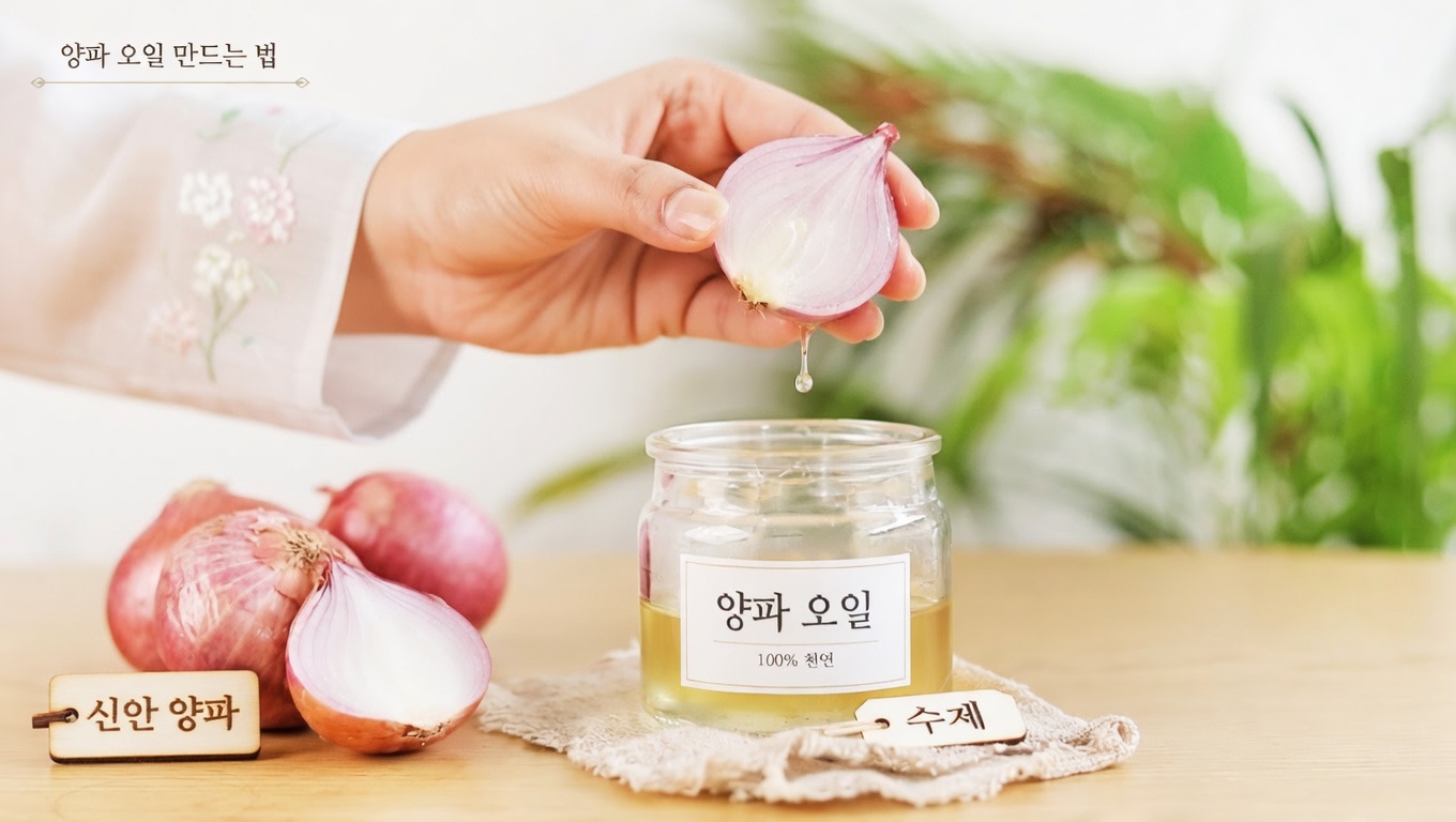 1주일 양파 오일 루틴이 천연 헤어 케어에서 주목받는 이유