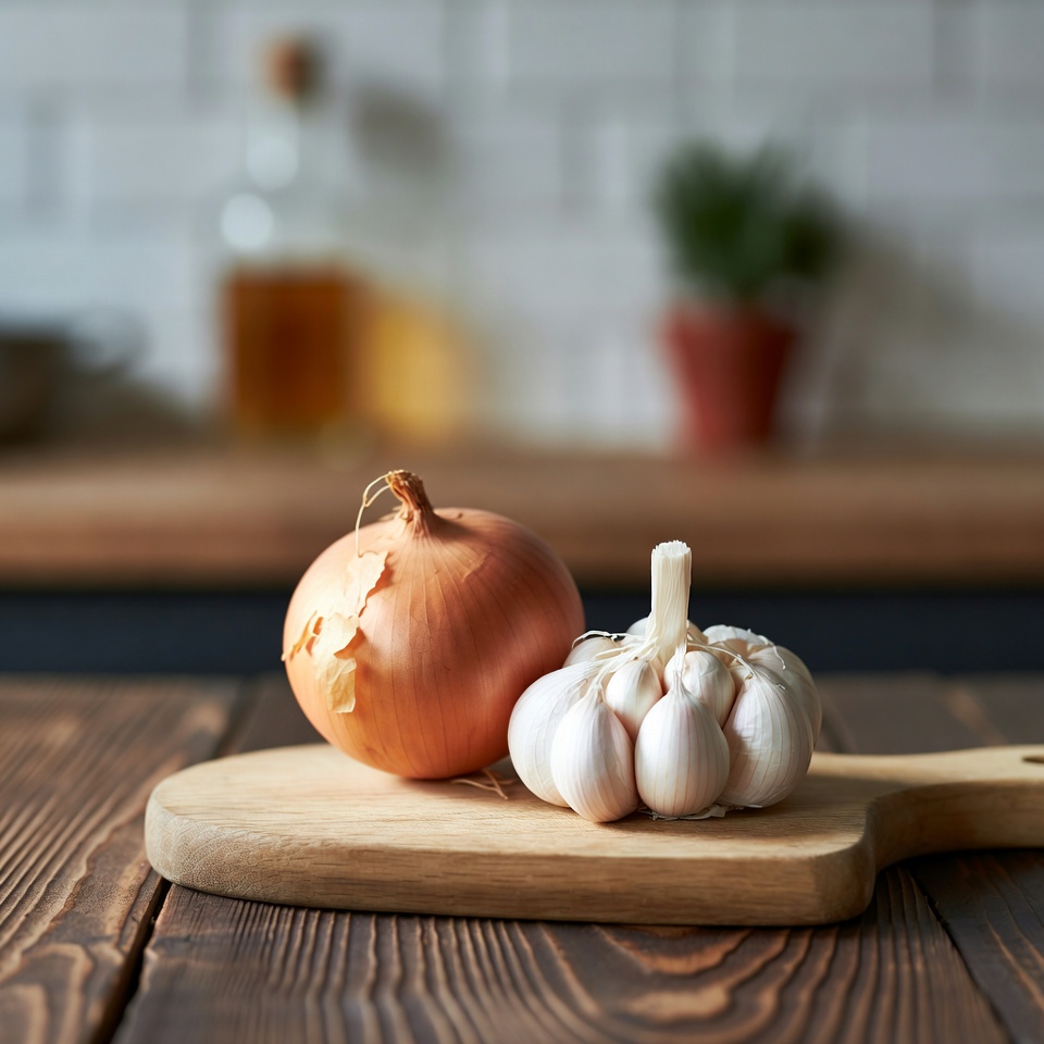 자연스럽게 모발 성장을 촉진하는 뜻밖의 듀오: 양파와 마늘