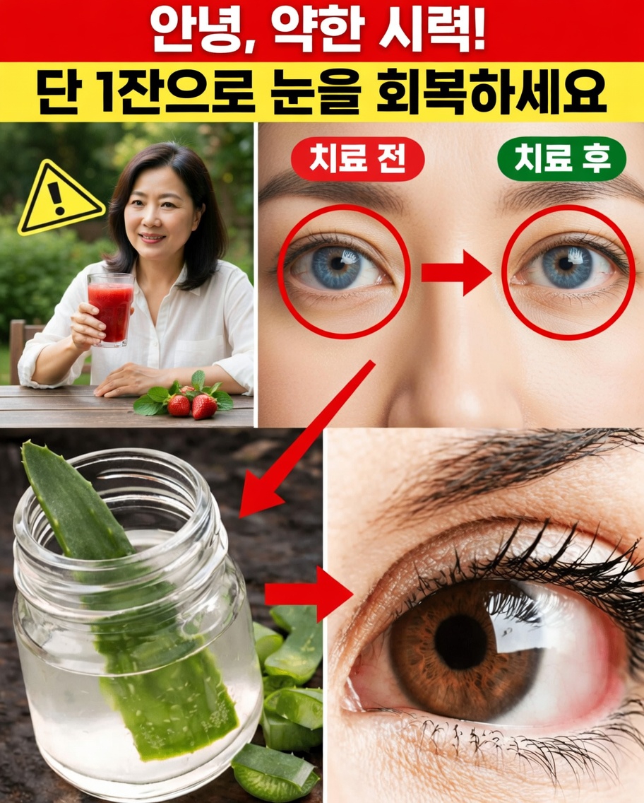 나이가 들어도, 심지어 90세가 넘어도 더 선명한 시력을 돕는 간단한 매일의 음료 습관을 알아보세요