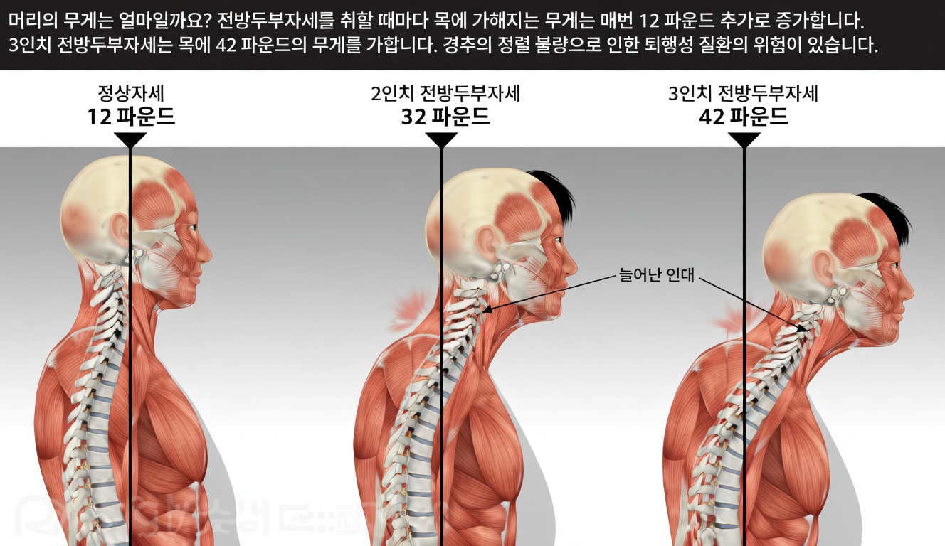 거북목 자세의 이해와 60세 이후 중요한 이유