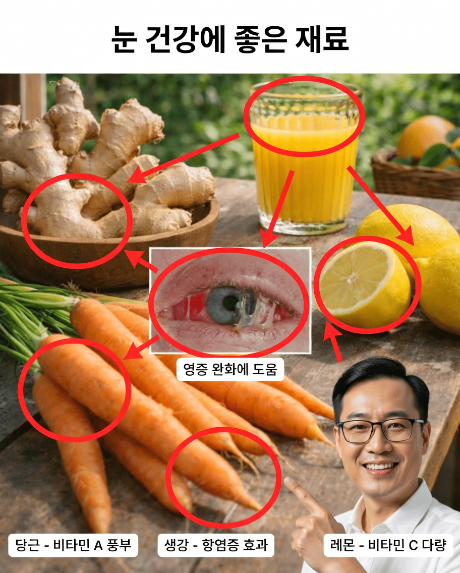 시력을 잃어가며 무력감을 느끼고 있었어요… 안과 의사가 이 간단한 천연 주스 아이디어를 알려주기 전까지는요
