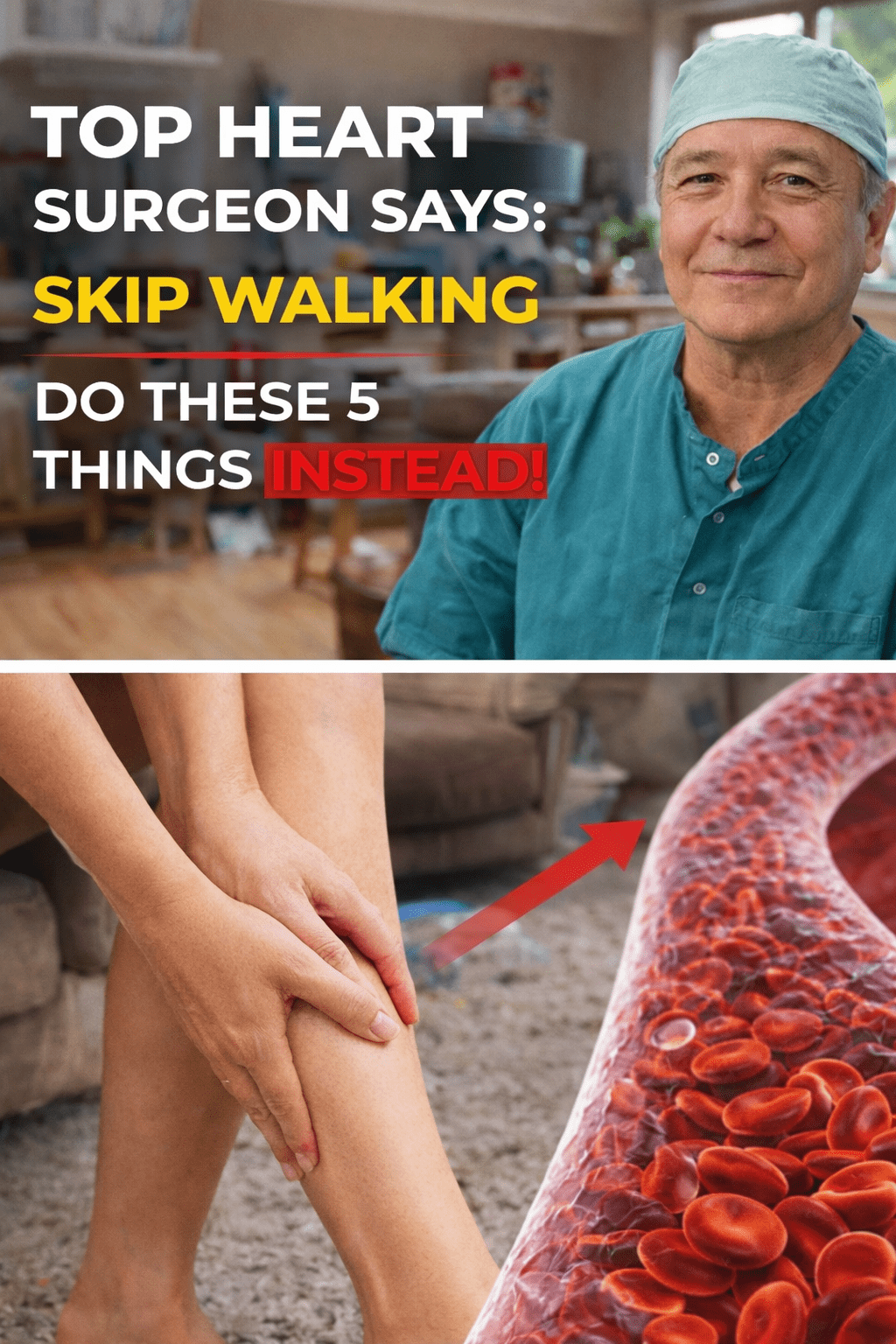 걷기는 잊으세요! 60세 이후에는 대신 이 5가지 운동을 하세요 — 외과의사 추천