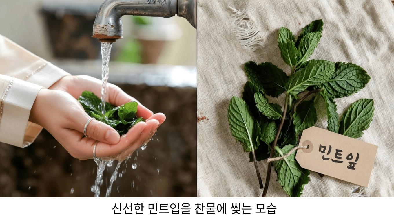 눈의 편안함과 전반적인 시력 지원을 위해 민트 잎을 일상에 활용하는 방법