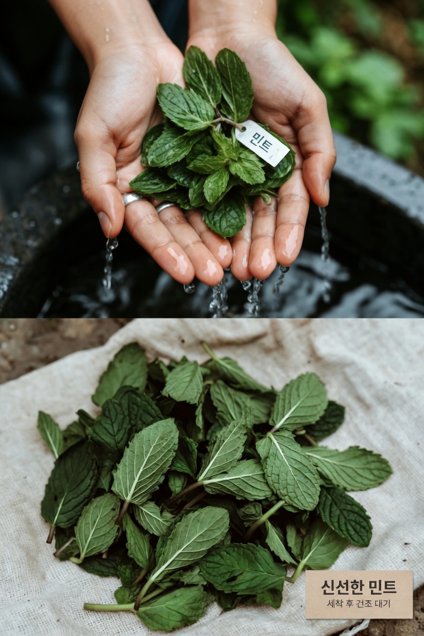 눈의 편안함과 전반적인 시력 지원을 위해 민트 잎을 일상에 활용하는 방법