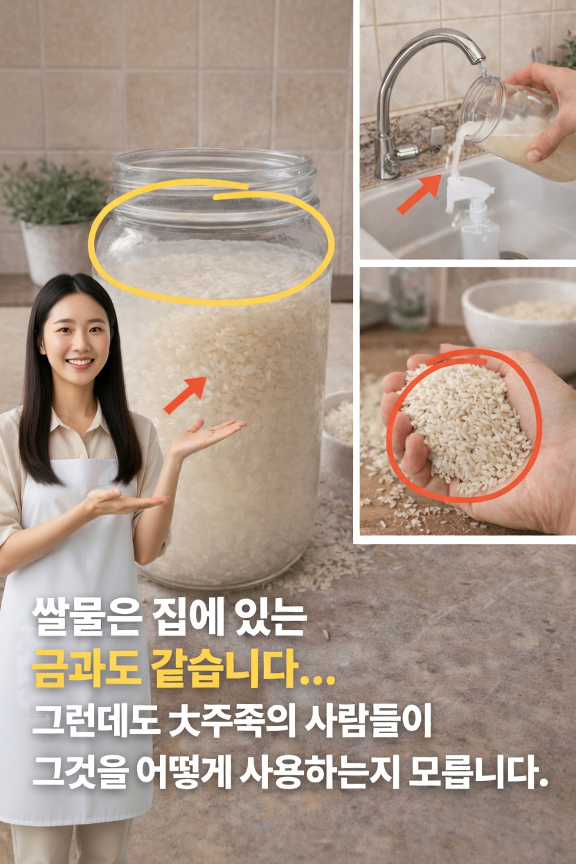 쌀뜨물: 많은 사람들이 모발과 피부 관리를 위해 다시 주목하고 있는 간단한 홈 레미디