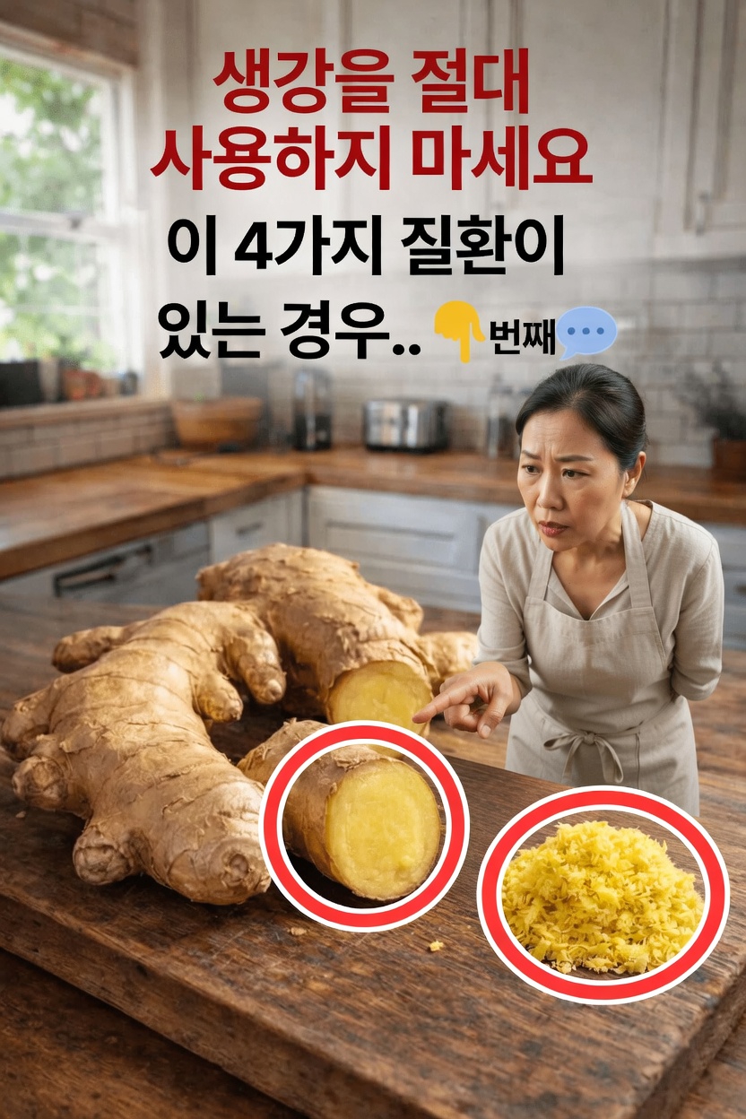 생강은 대부분에게 건강에 좋지만 먼저 의사와 상담을 고려해야 하는 4가지 경우