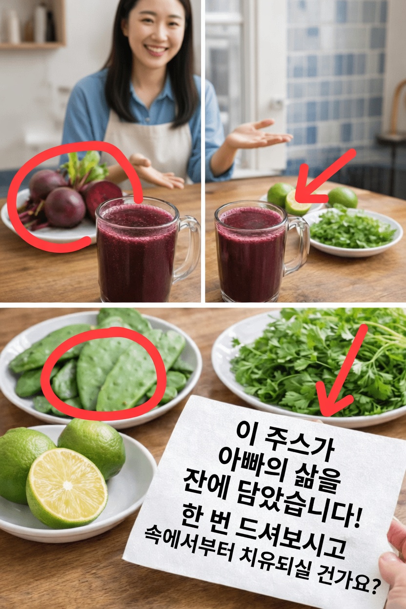 상쾌한 비트와 노팔 주스 발견하기: 일상에 생기 넘치는 영양을 더하는 간단한 방법