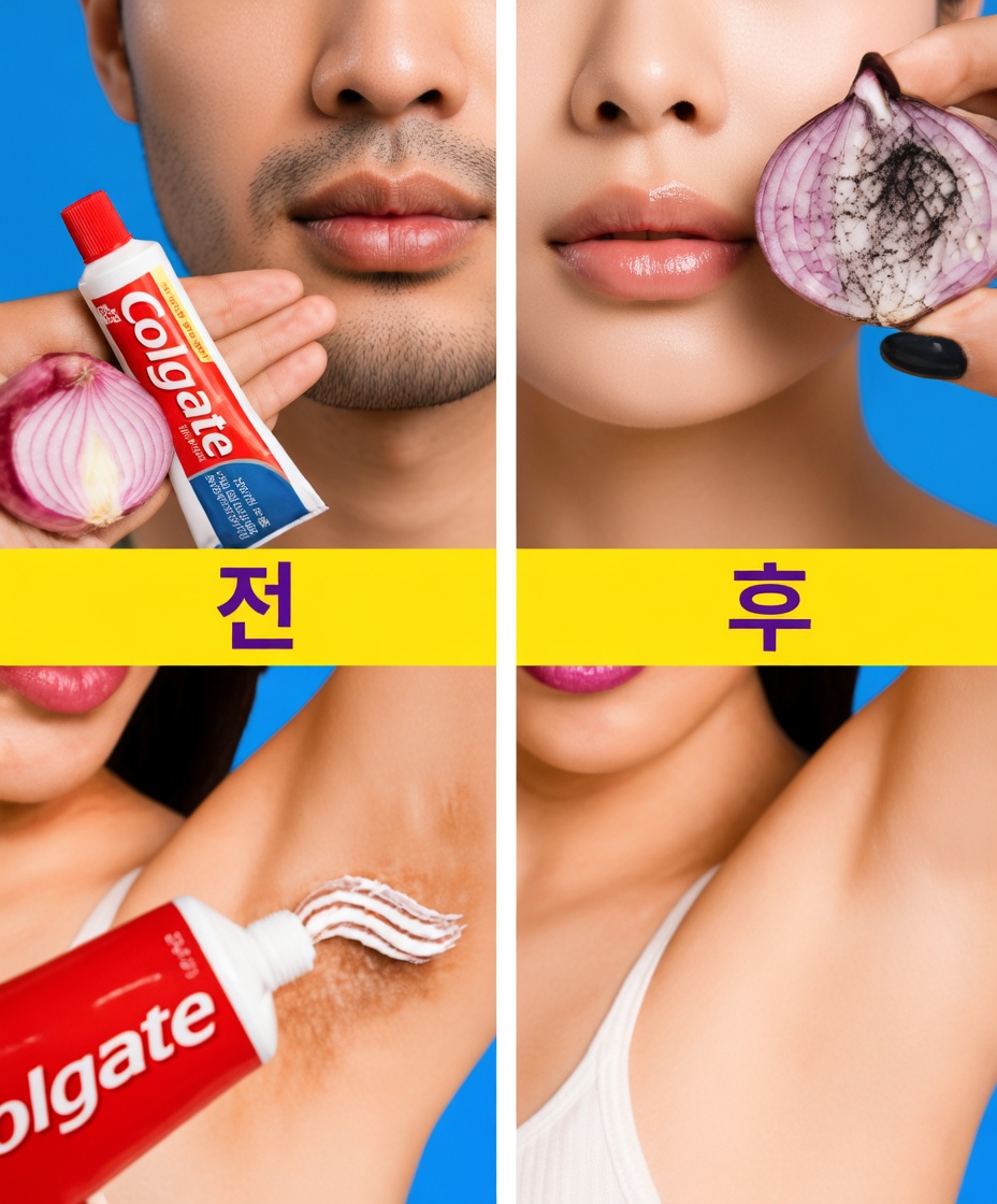 면도기는 이제 그만: 더 매끄러운 피부를 위한 치약과 양파 꿀팁 알아보기
