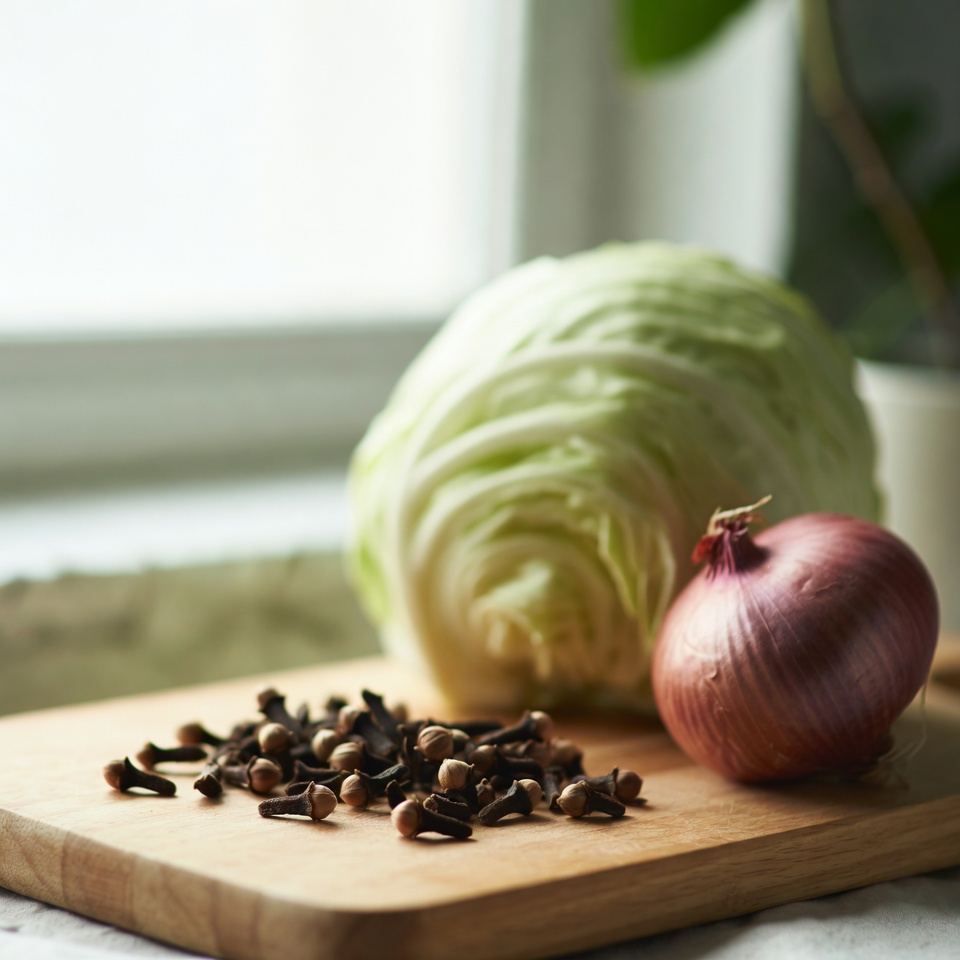 자연의 치유력: 완전한 웰빙을 위한 정향, 양배추, 양파 음료
