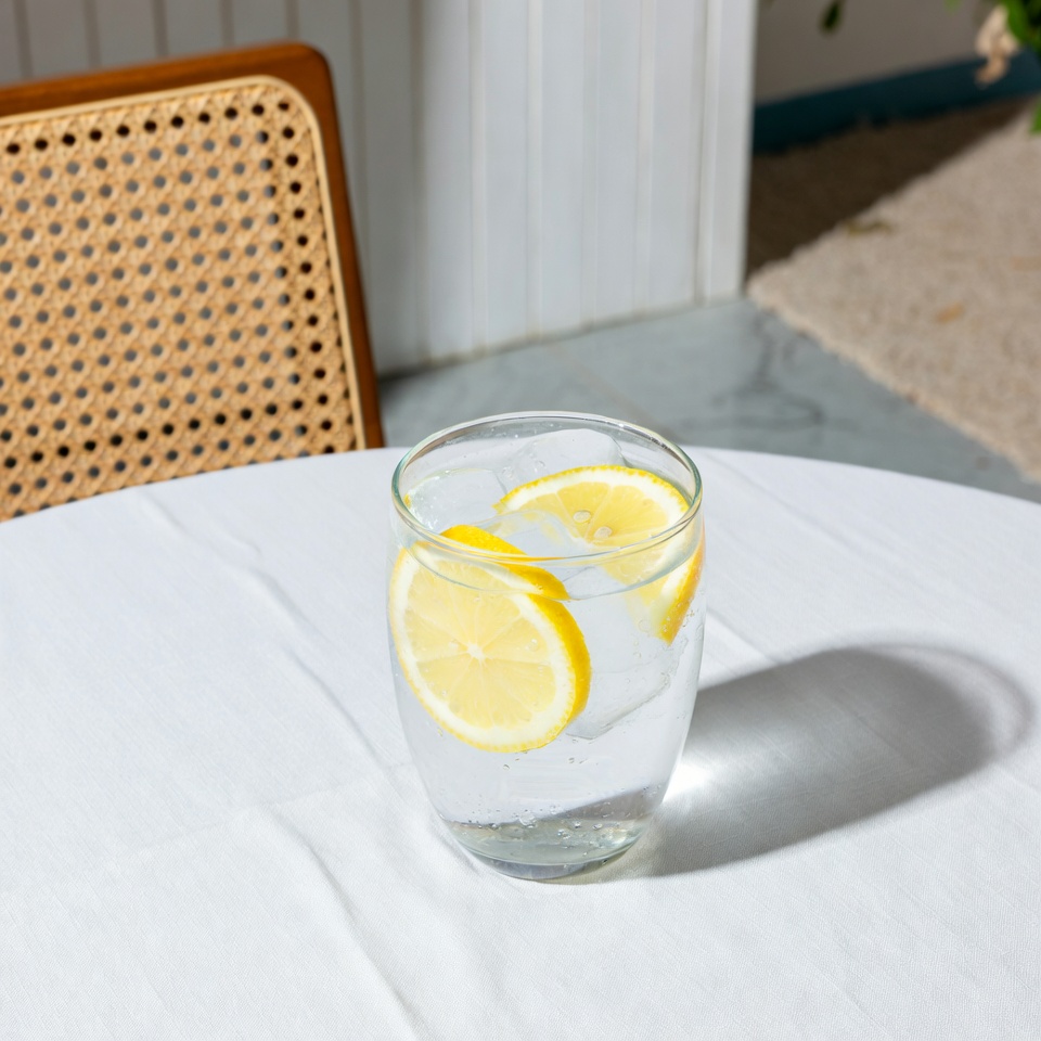 따뜻한 레몬 물을 마시세요