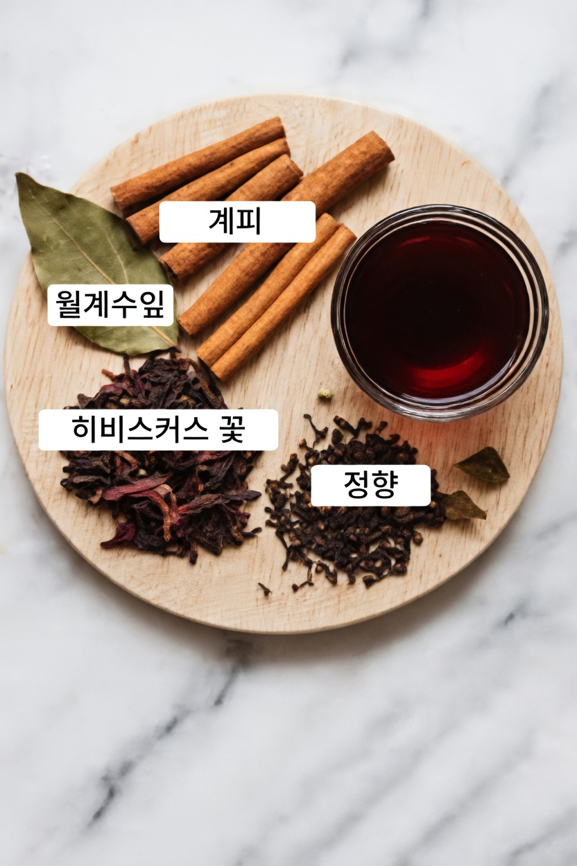 여성들이 왜 이 정향, 계피, 월계수잎, 히비스커스 꽃차 조합을 꼭 시도해봐야 할까요?