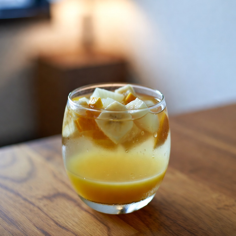 바나나, 강황, 양파로 만든 주스는 특이한 조합이다