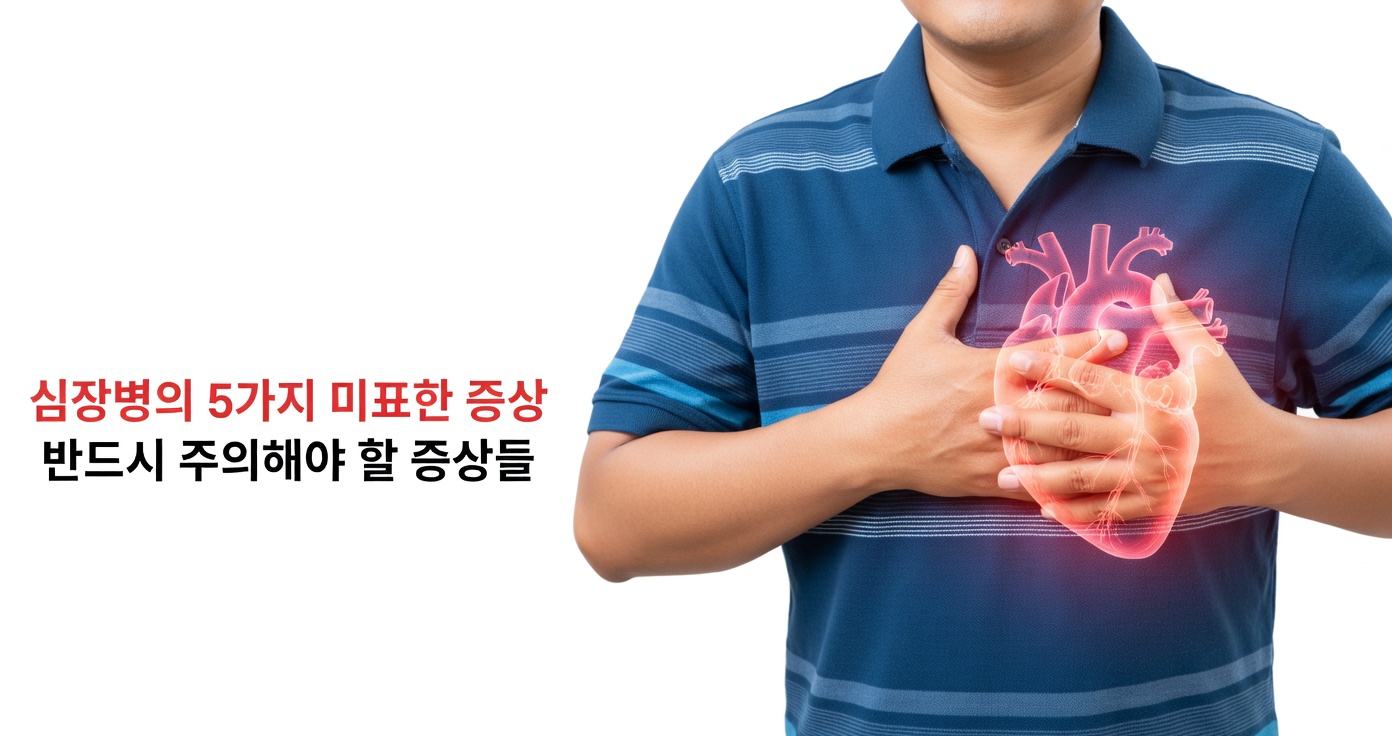 심장 건강에 주의가 필요할 수 있는 5가지 미묘한 경고 신호