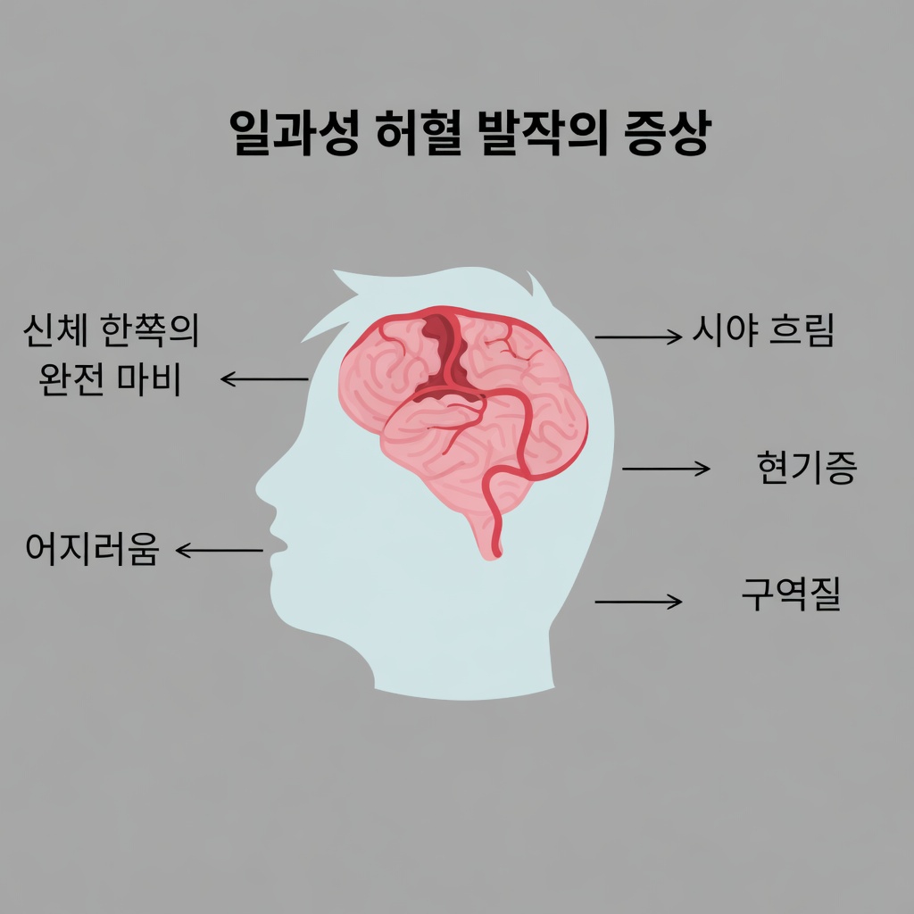 60세 이상이 자주 놓치는 일과성 허혈 발작(TIA)의 미묘한 징후 10가지