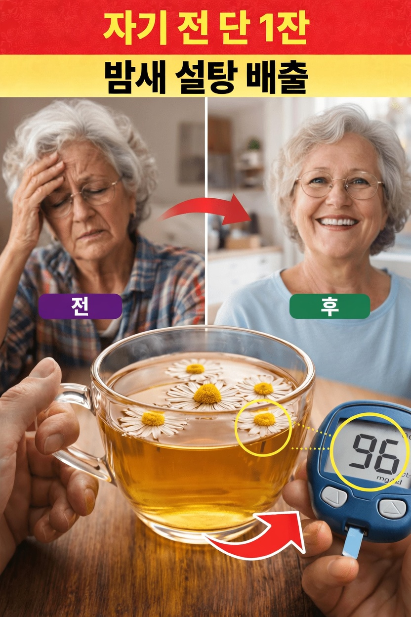 잠들기 전 혈당 관리를 위해 카모마일 차를 마시는 것의 잠재적 이점 탐구