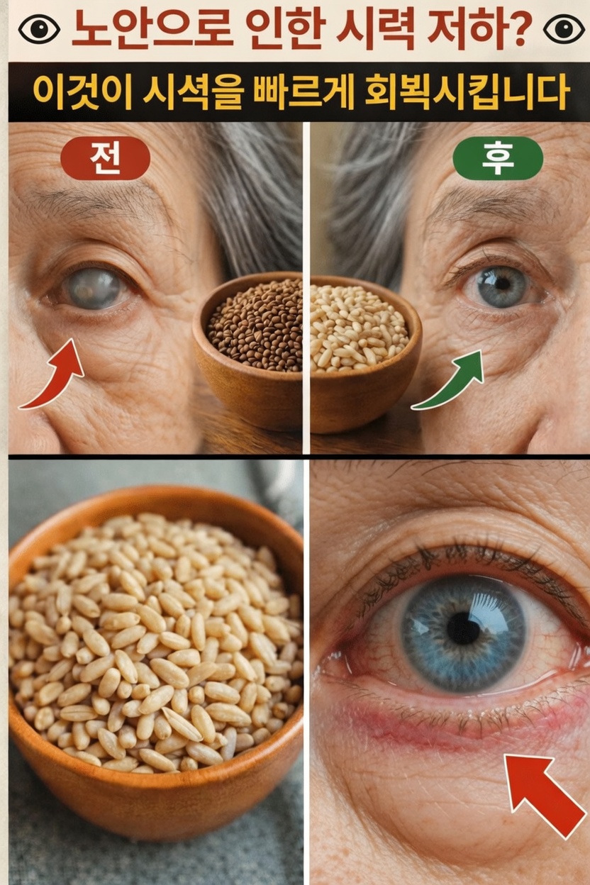 60세 이후 일상 속 씨앗으로 자연스럽게 눈 건강을 돕는 간단한 방법 발견하기