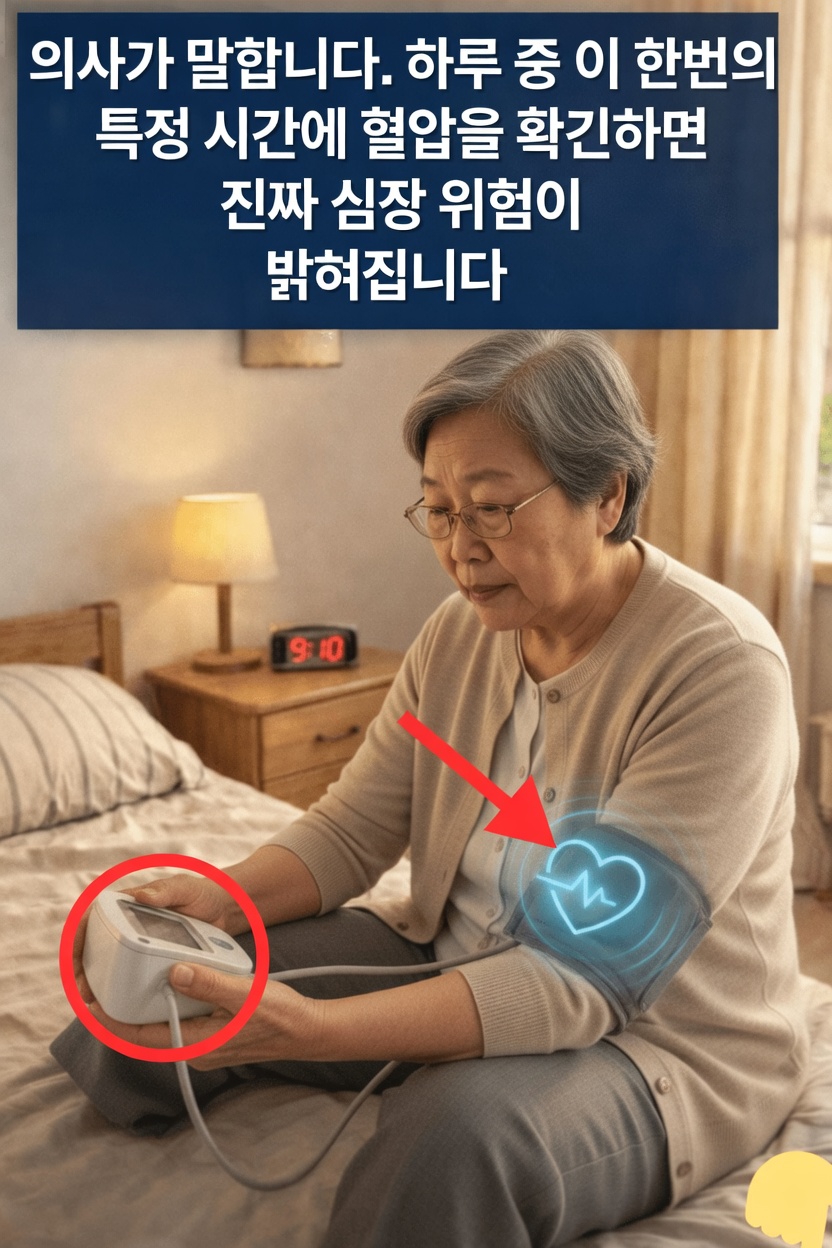 아침 혈압 수치가 당신의 진짜 심장 건강 위험을 드러내는 하루 중 단 한 번의 시간