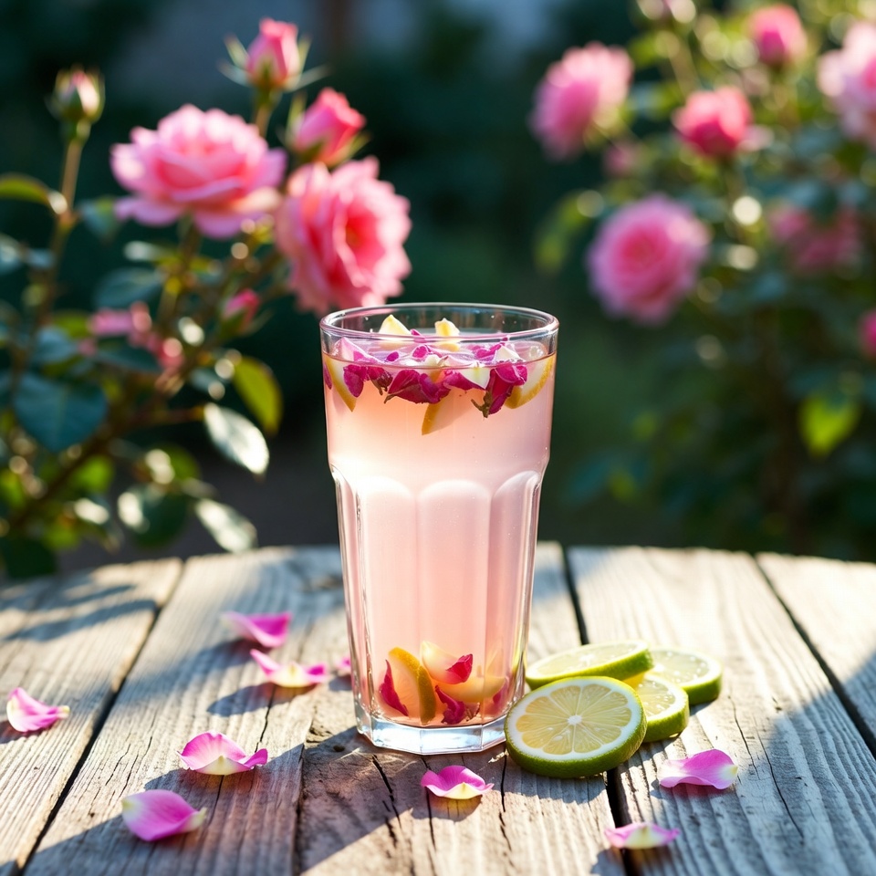 완벽한 여름 레시피: 장미 꽃잎 레모네이드 만드는 법 – 상쾌한 홈메이드 음료