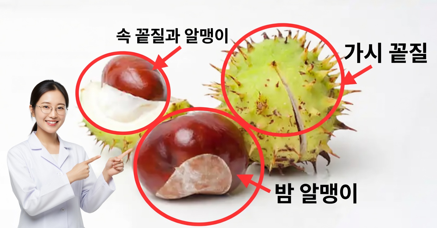 마로니에: 부은 다리 등에 가장 강력한 천연 치료제…