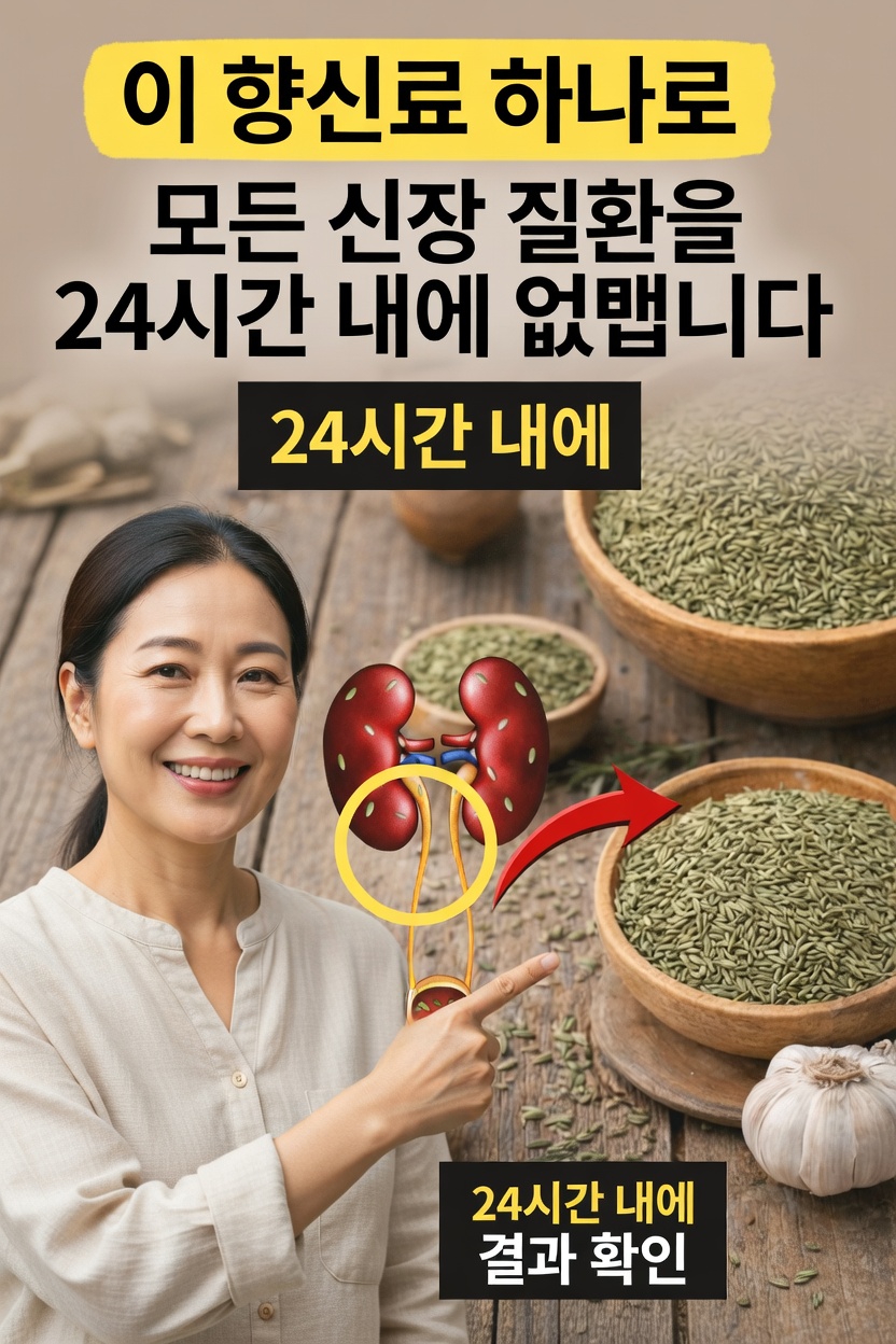 간단하고 맛있게 신장 건강을 돕는 일상 속 주방 향신료 5가지