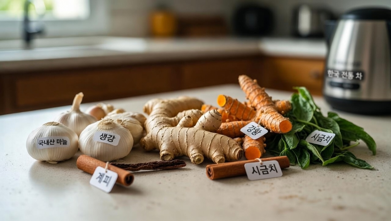 간단하고 맛있게 신장 건강을 돕는 일상 속 주방 향신료 5가지