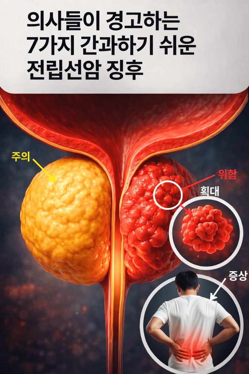 남성들이 자주 놓치는 전립선암의 7가지 간과된 징후 (그리고 왜 주의를 기울여야 하는지)